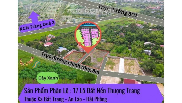 Bán lô đất nền sổ đỏ chính chủ gần KCN Tràng Duệ